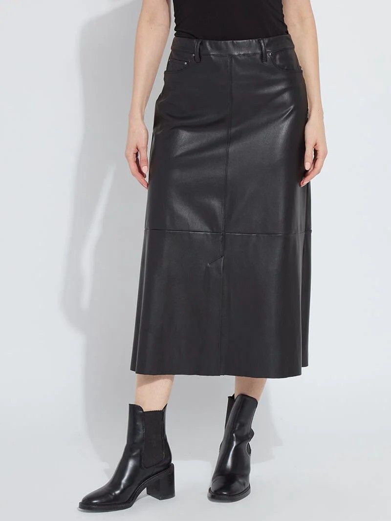 Warren Vegan Leather Skirt