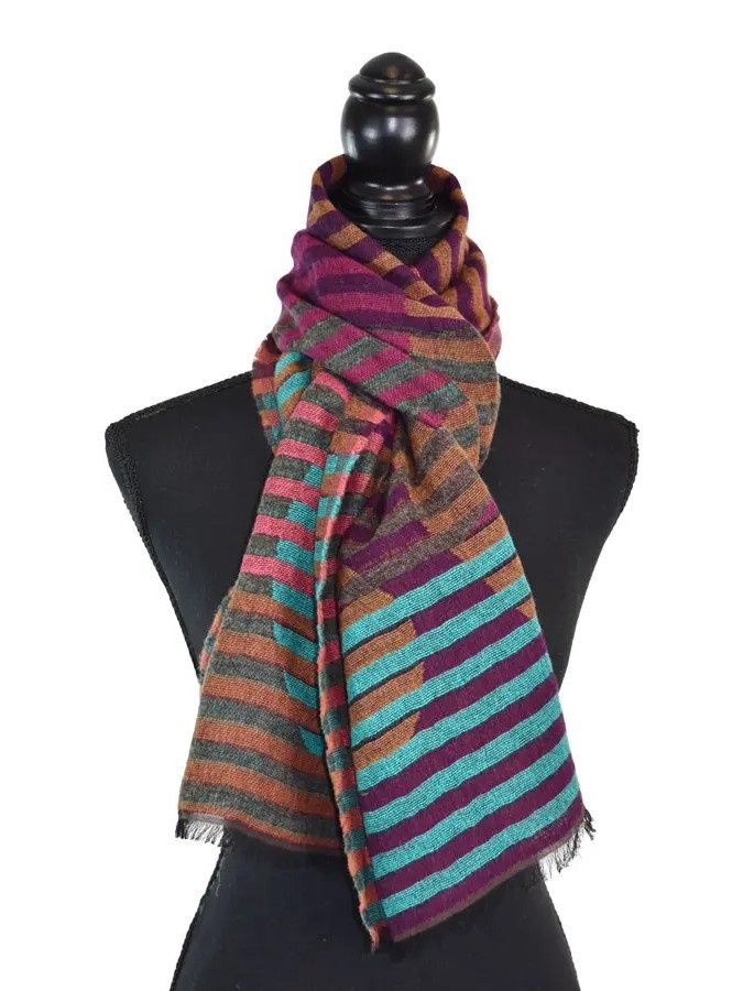 Enya Narrow Woven Scarf (multiple colors)