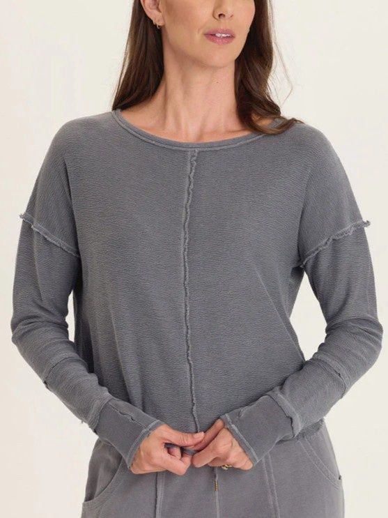 Annika Long Sleeve, Color: Nebulous Pigment, Size: XS