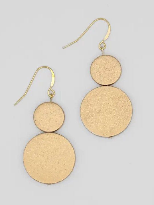 Double Bead Sarah Earring