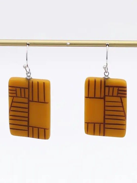 Geovibe Drop Earring (multiple colors)