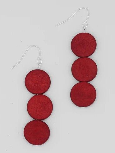 Triple Bead Kira Earring