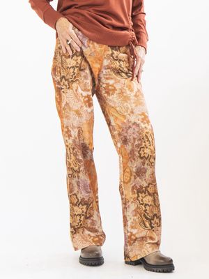 Floral Cord Pant