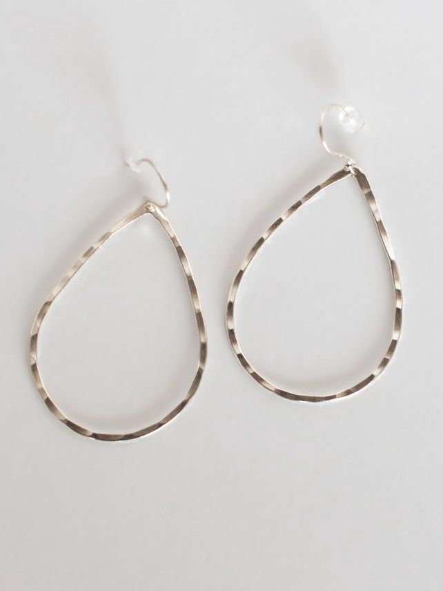 Teardrop Hoop Earring