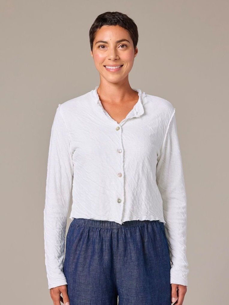 Asymmetrical Crop Cardi (multiple colors)