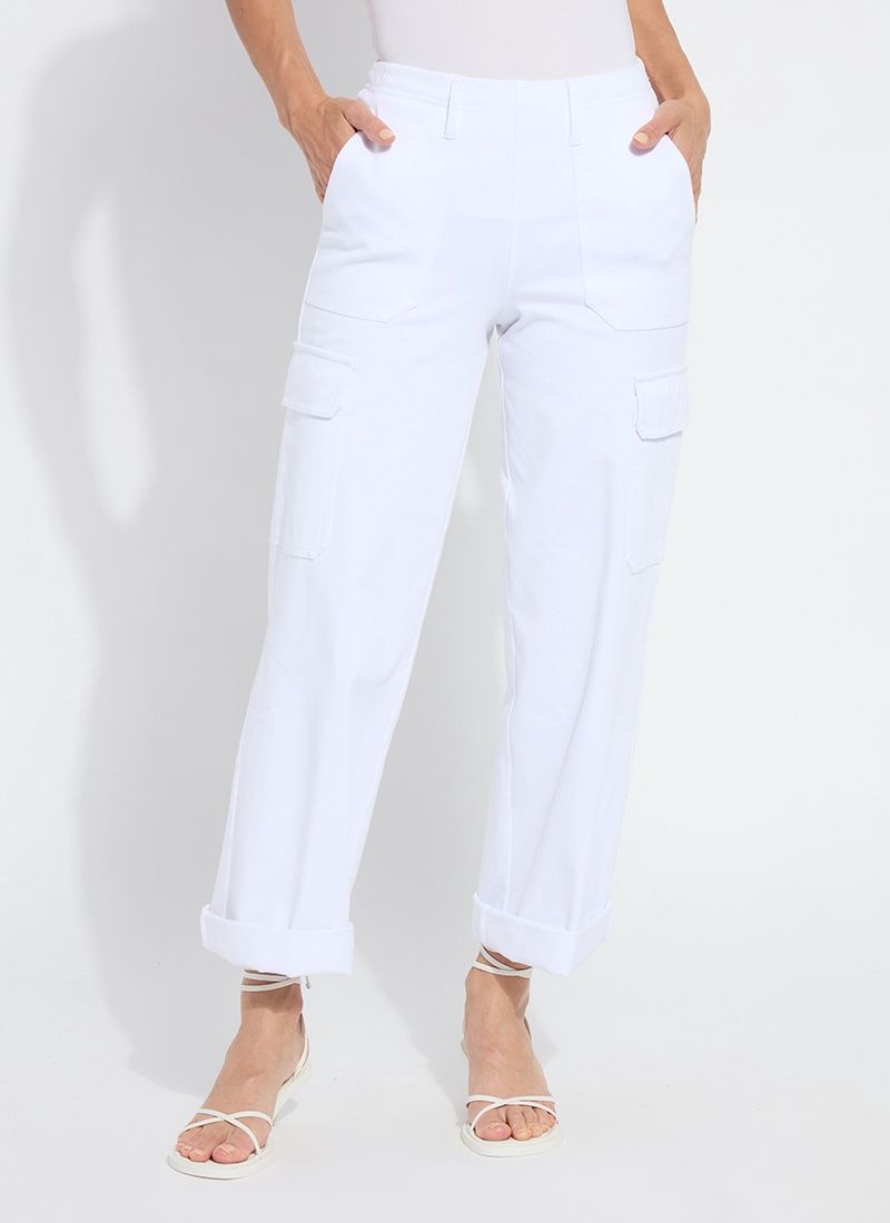 Scout Cuffed Cargo (multiple colors), Color: White, Size: M