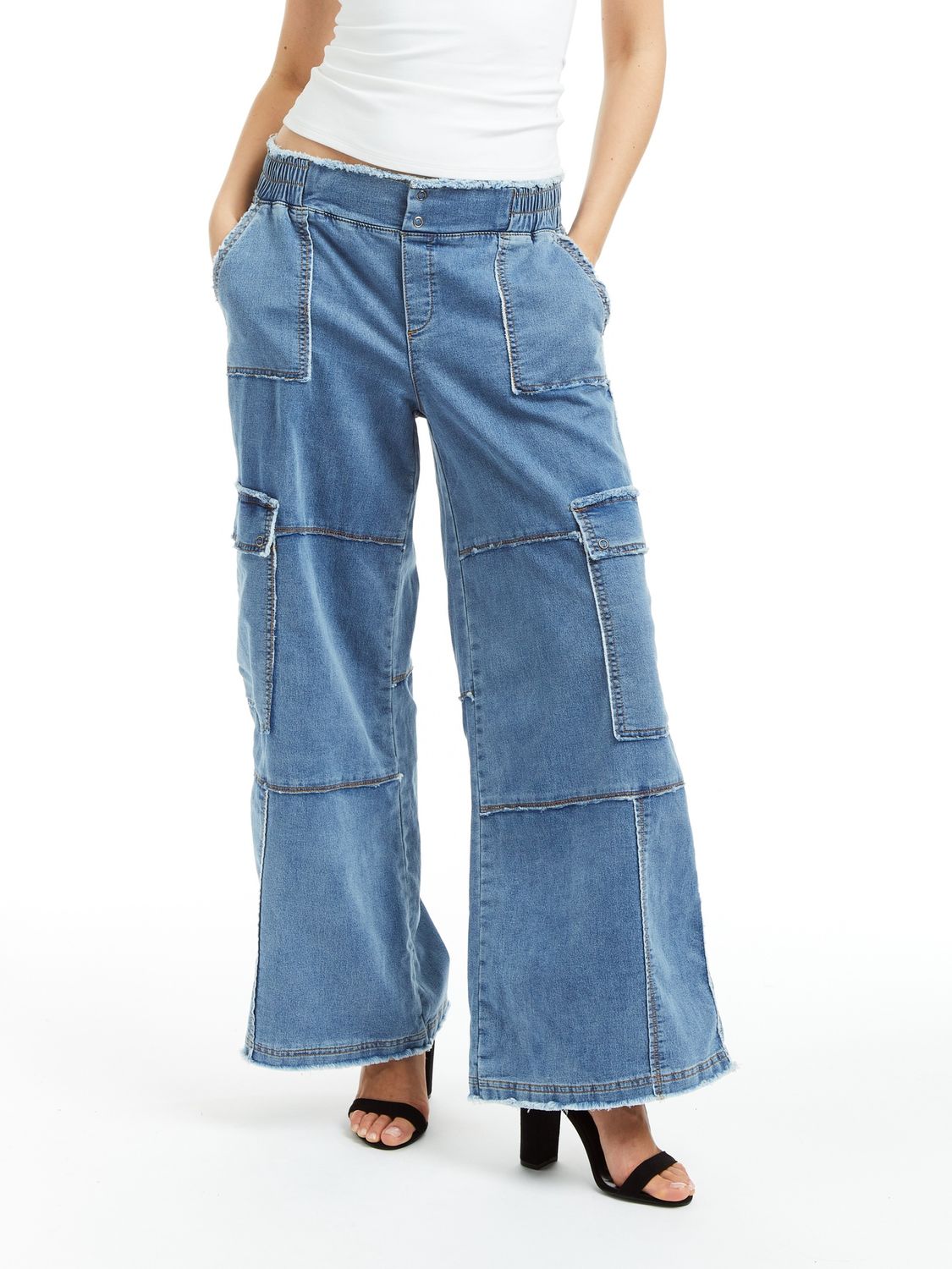 Mid Rise Cargo Lounge Pant (multiple colors)