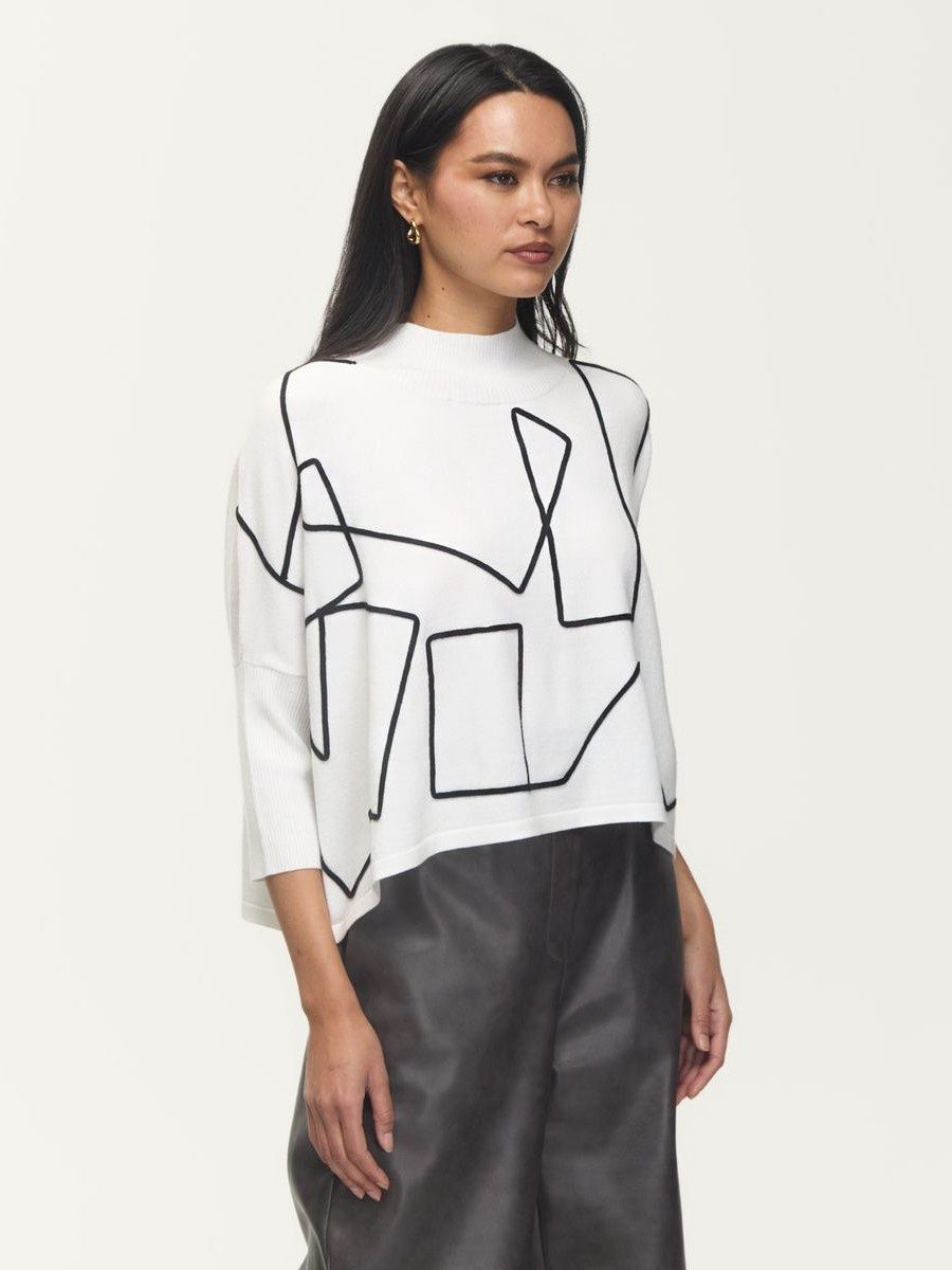 Aja Ortho Top (multiple colors), Color: White/Black, Size: One Size