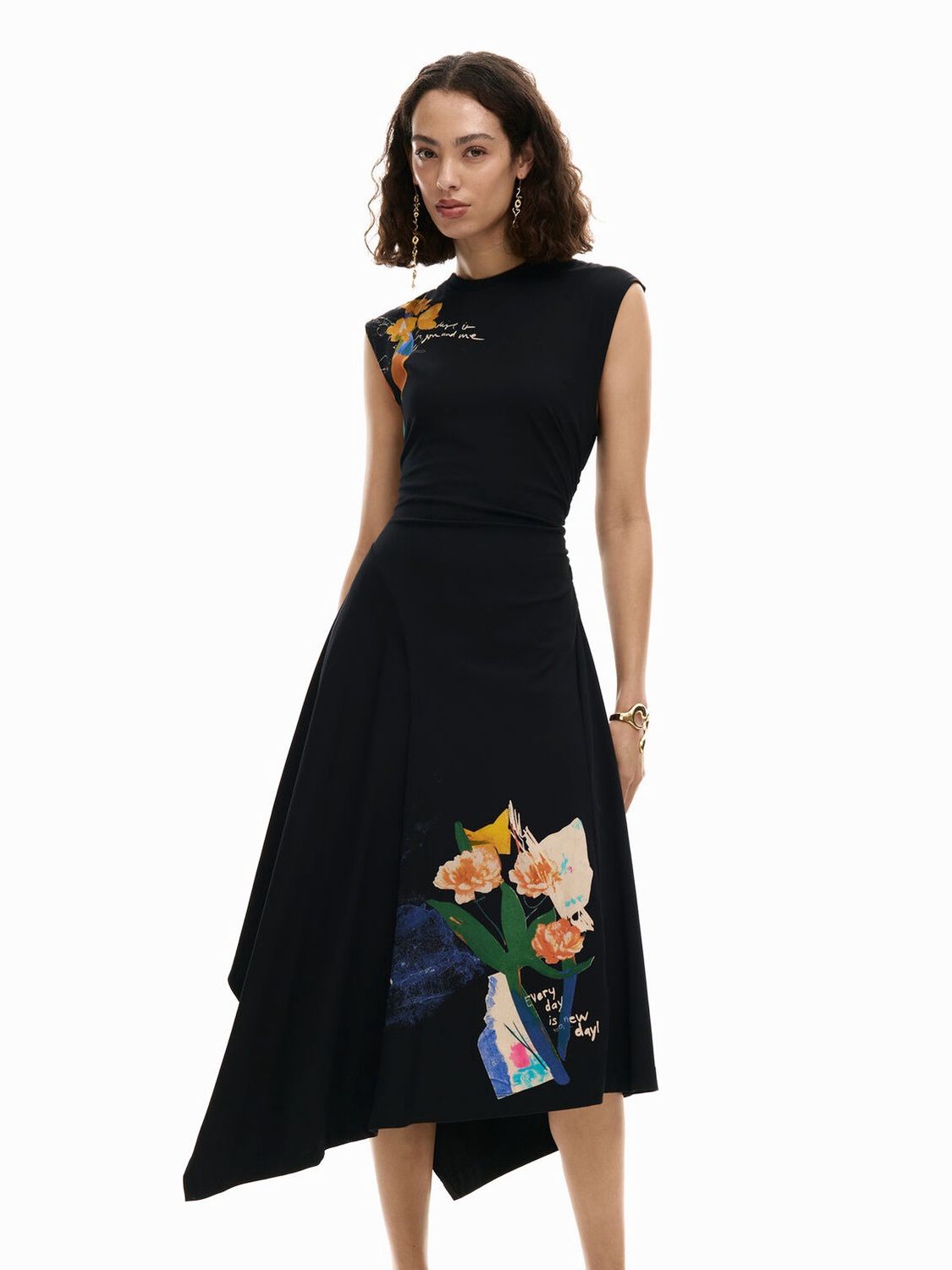 Florista Asymmetric Dress