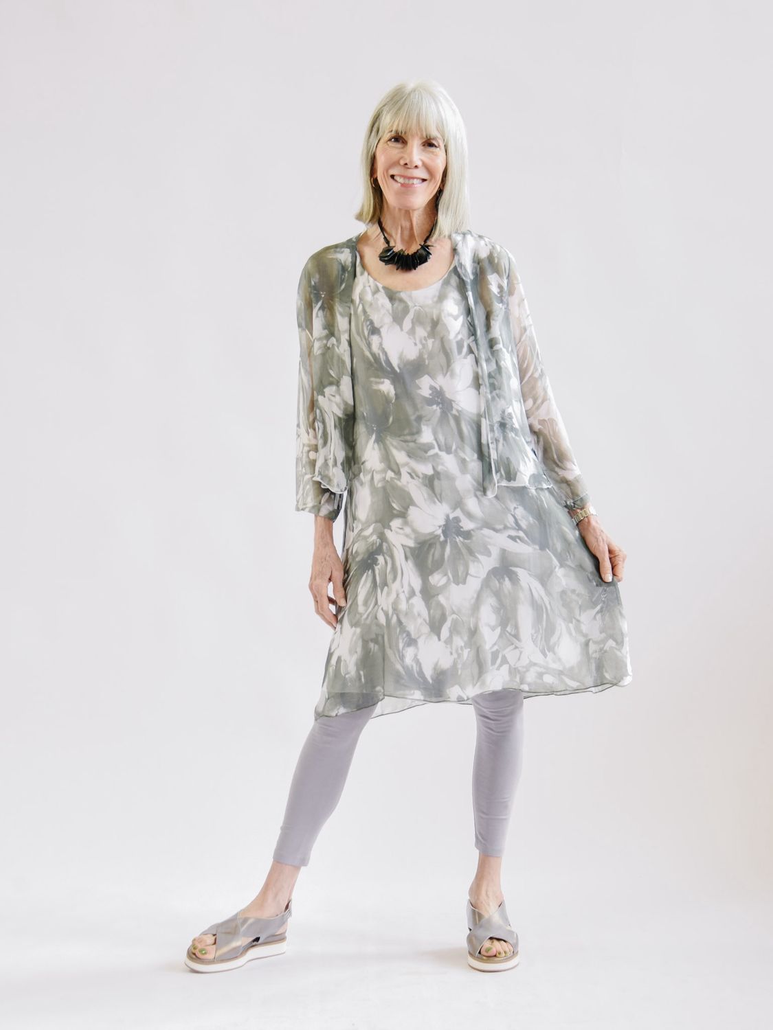 Sylvia Silk Dress (multiple colors)