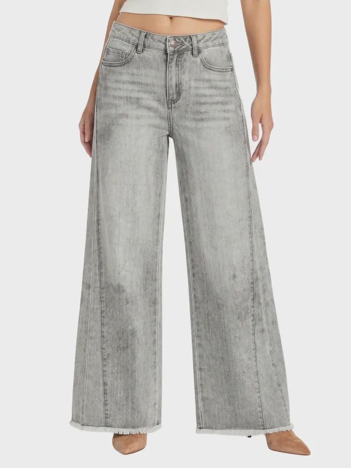 Side Paneled Wide Leg