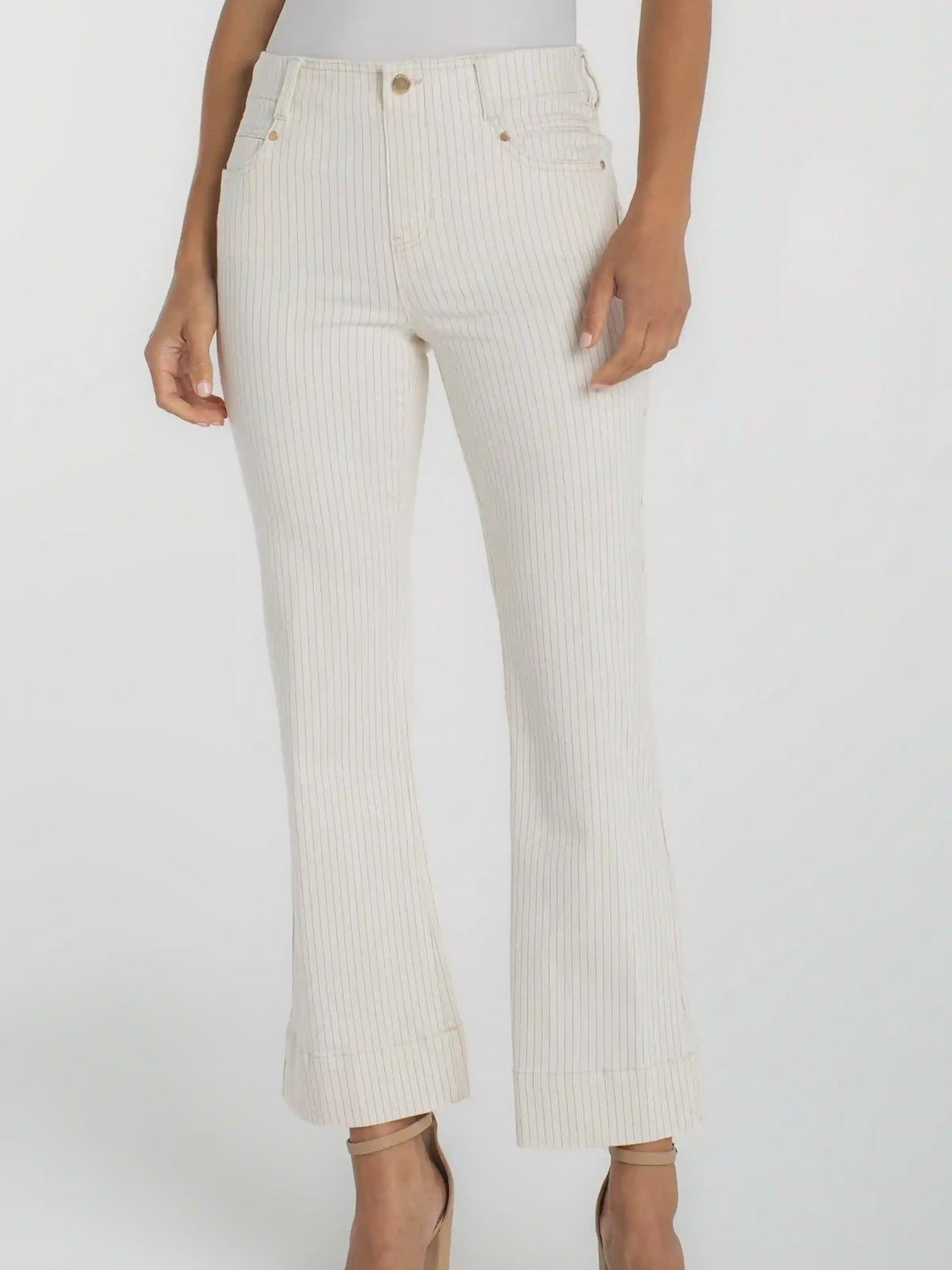 Gia Crop Flare Denim
