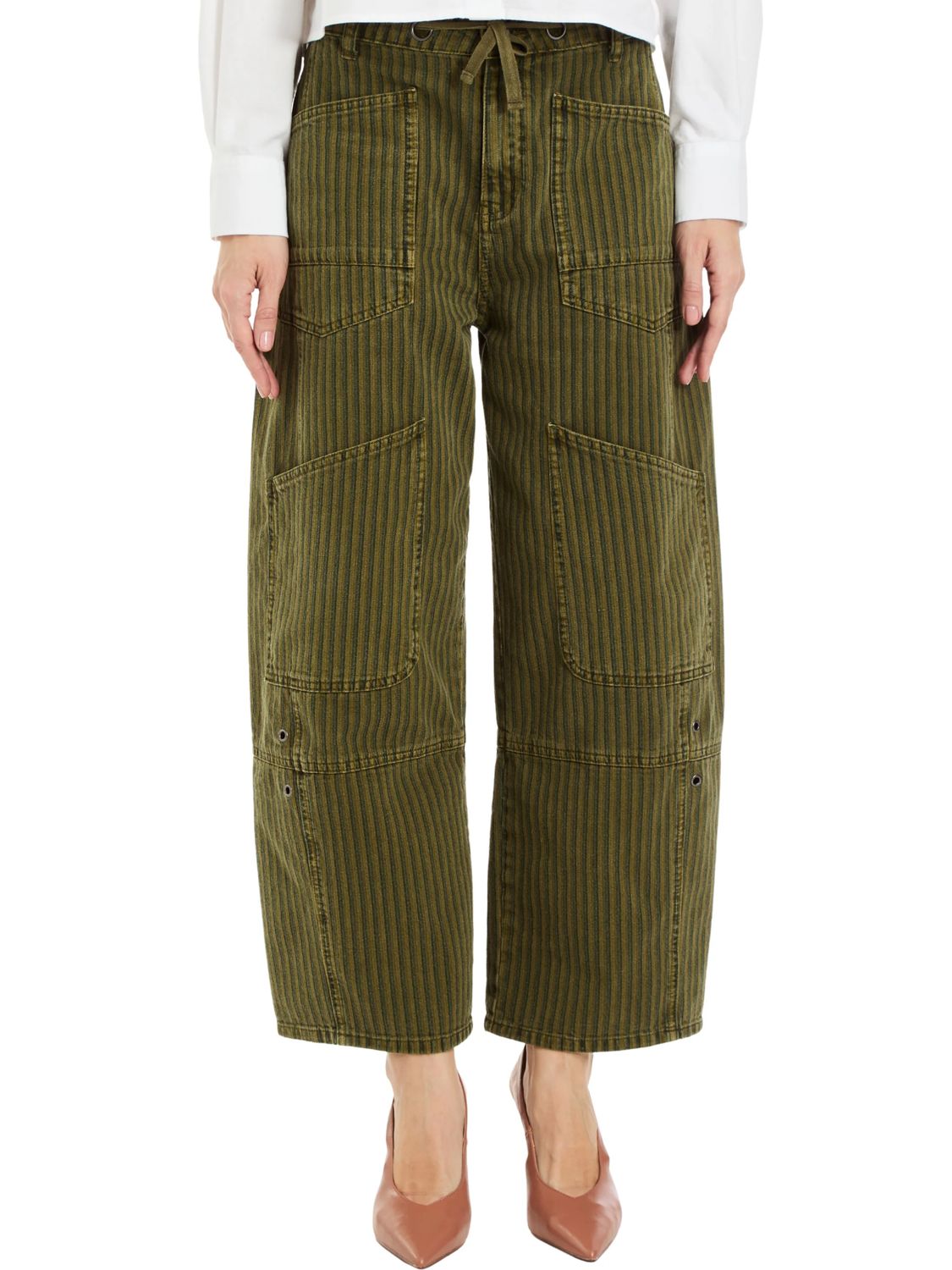 Grommet Waist Wide Leg (multiple colors)