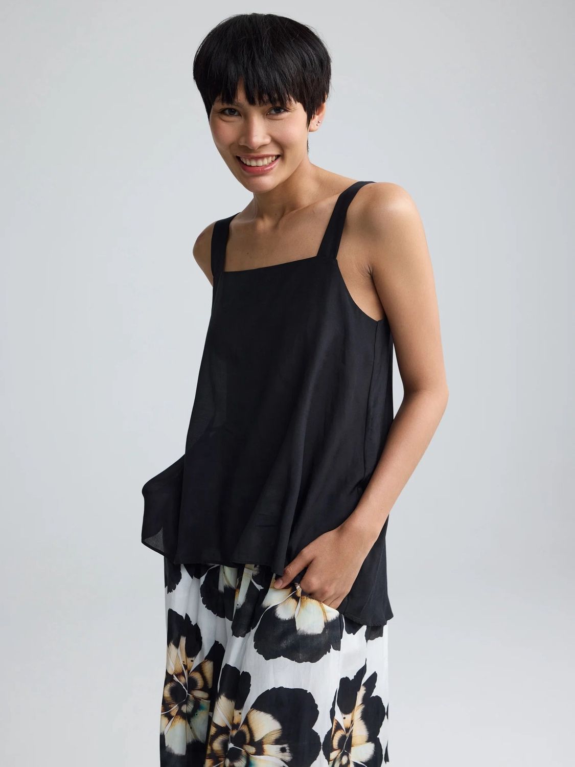Lorena Tank, Color: Black, Size: 0 (XS)