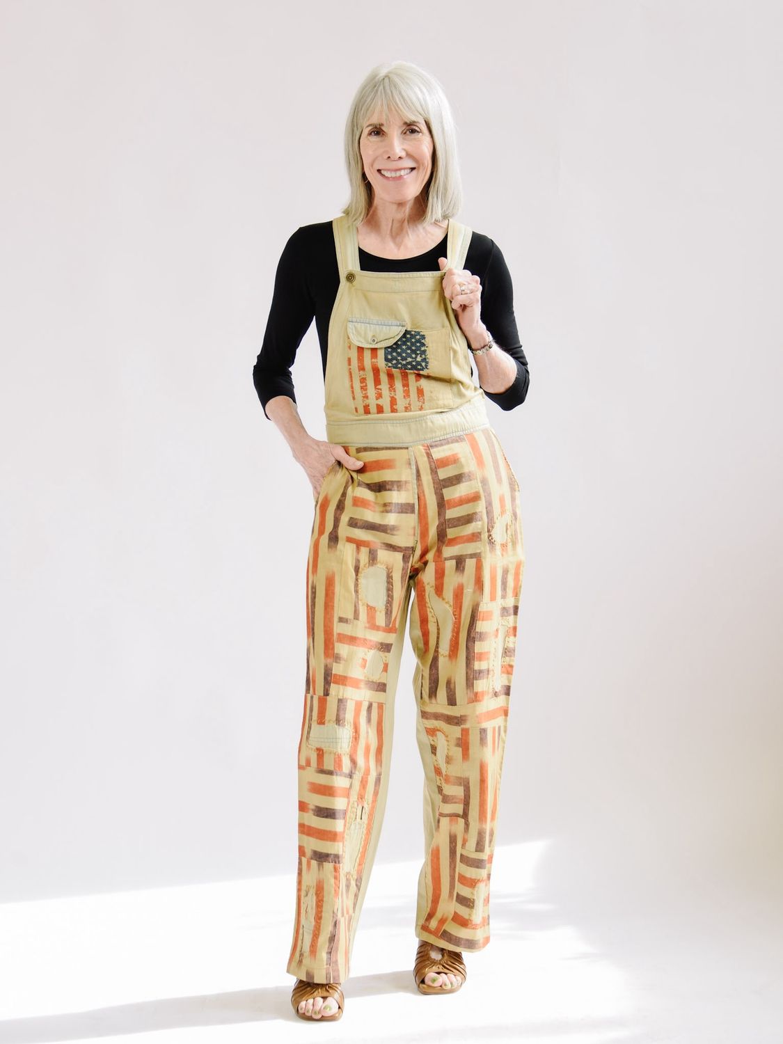Flag Overall, Color: Green, Size: M