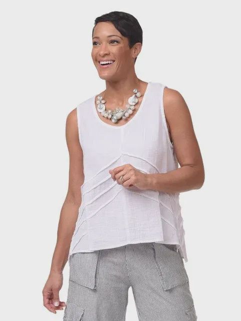 Lori Top, Color: White, Size: XS