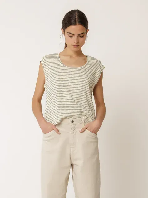 Stitched Elegance Knit Top