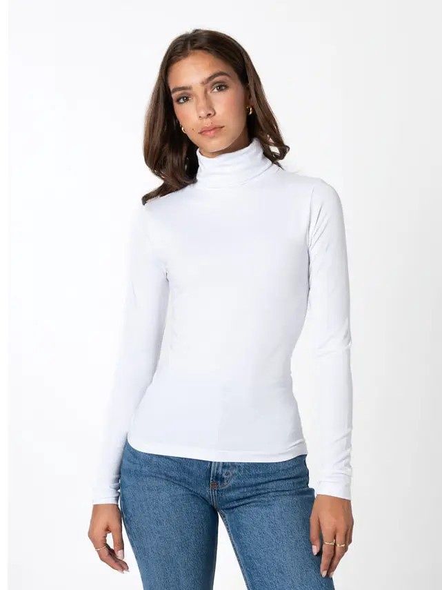 Bamboo Short Turtleneck