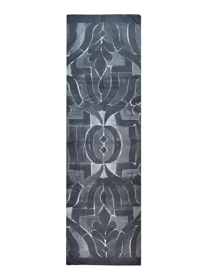 Fleur Stained Glass Scarf (multiple colors), Color: Black