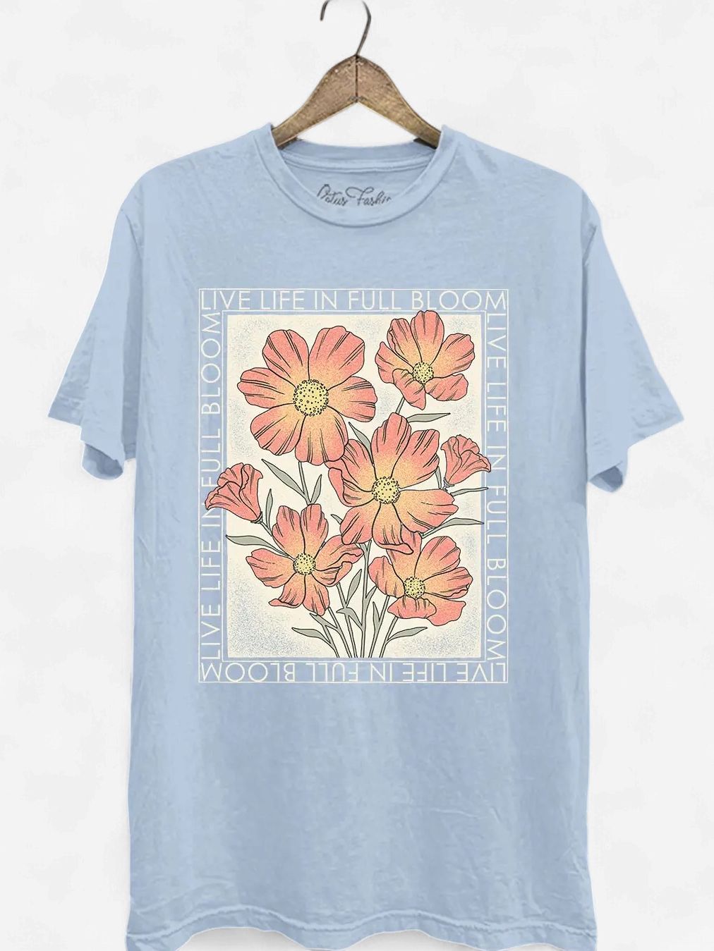 Live Life in Full Bloom Frame Tee