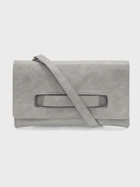 Caterina Handle Clutch Crossbody (multiple colors), Color: Cloud Grey