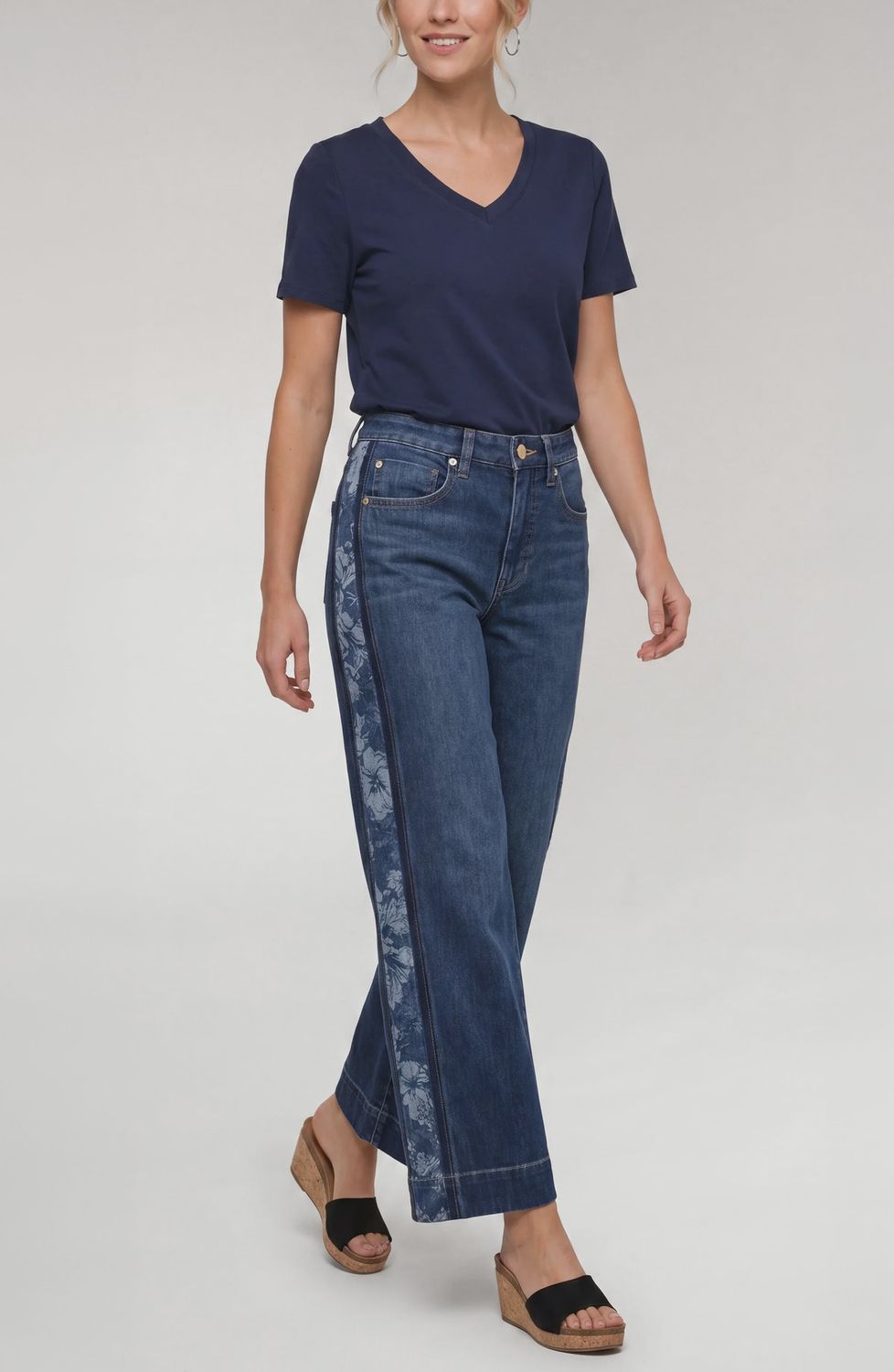 Jacquard Stride Denim