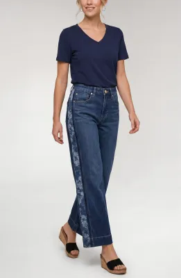 Jacquard Stride Denim