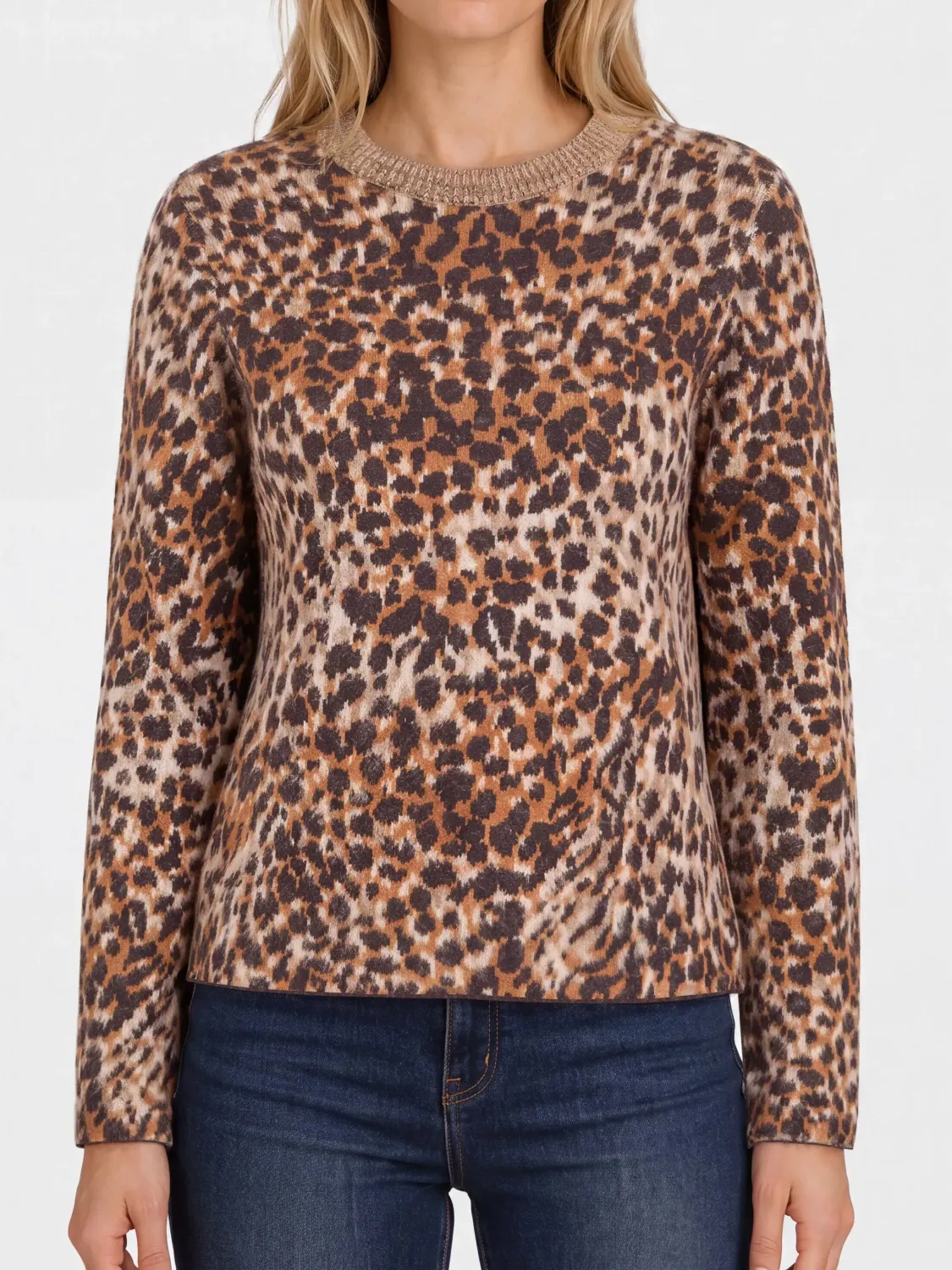 Leopard Crewneck Sweater