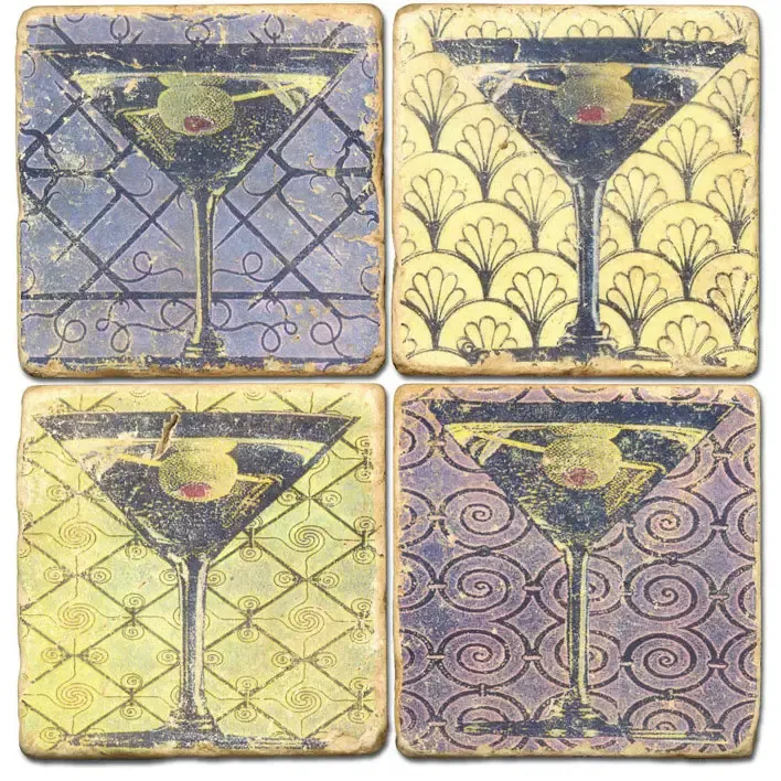 Clubhouse Martini Coaster