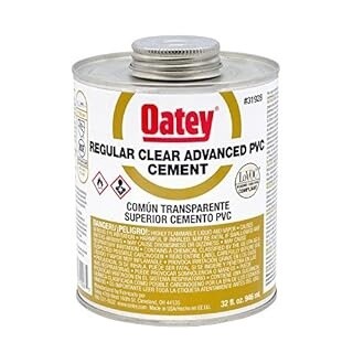 32 oz Regular Clear PVC Cement Glue