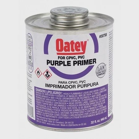 32 oz. Purple CPVC and PVC Primer