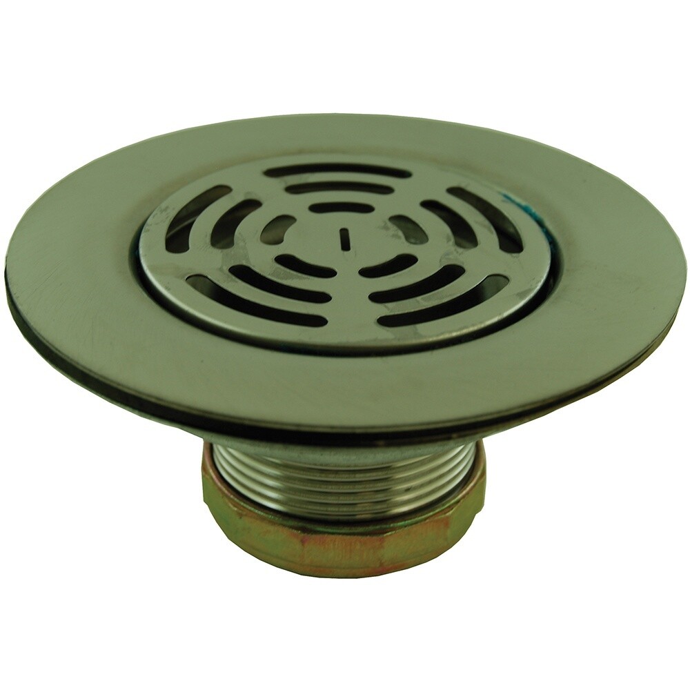 4-1/2″ OD Flat Top Sink Strainer- Stainless Steel
