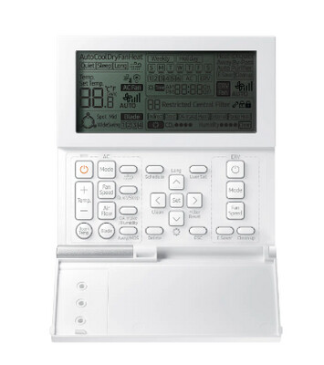 MWR-WE13 Samsung Wired Remote Controller Programmable Thermostat