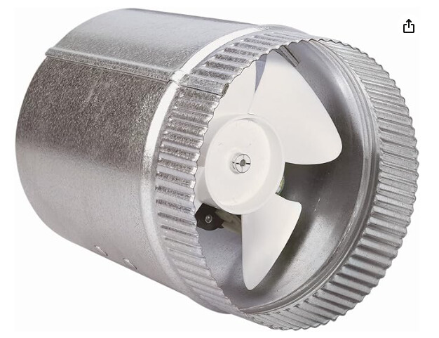 EvenAir Air Booster KS-8 for 8&quot; Round