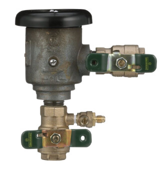 3/4 In Lead Free Spill-Resistant Anti-Siphon Vacuum Breaker Backflow Preventer, Quarter Turn Shutoff, Polymer Coating