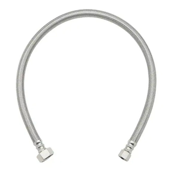 Faucet Flex Line Steel Braid 36&quot; x 1/2&quot; x 3/8&quot;