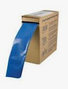 PLASTI-SLEEVE, 1/2&quot;, 3/4&quot;, or 1&quot; 27 MIL BLUE, 100&#39; ROLL LOW MIGRATION FORMULA