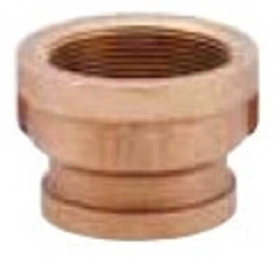 1-1/2&quot; x 1-1/4&quot; Brass Reducing Coupling