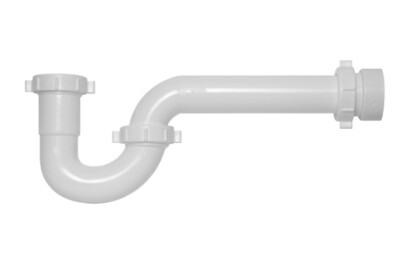 P9704 P-TRAP, GROUND JOINT CONNECTION, 1-1/2 INCH, WHITE