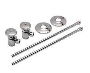ZURN Z8802-XL-LR-PC 1/2 IPS X 3/8 OD LAVATORY SUPPLY KIT