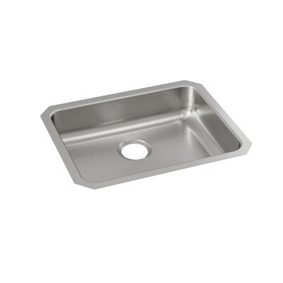 Elkay Lustertone Stainless Steel 23-1/2&quot; x 18-1/4&quot; x 5-3/8&quot;, Single Bowl Undermount ADA Sink