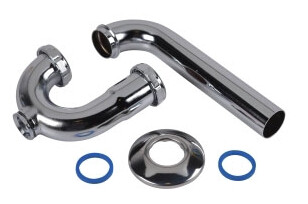Dearborn® 1-1/4 in. P-Trap w/ Cleanout - 17 Ga.