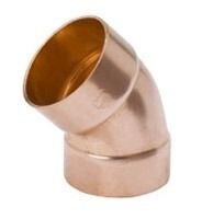 1-1/4&quot; Wrot Copper DWV 45D Elbow