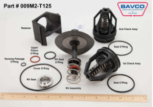 RPZ Repair Kit - WATTS 009M2 1-1/4&quot; to 1-1/2&quot; Repair Kit
