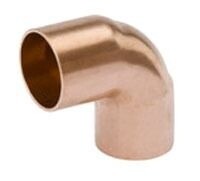 1-1/2" Copper DWV 90D Straight Elbow - C
