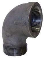 1-1/4&quot; X 1/2&quot; Lead-Free Malleable Iron Reducing 90D Elbow