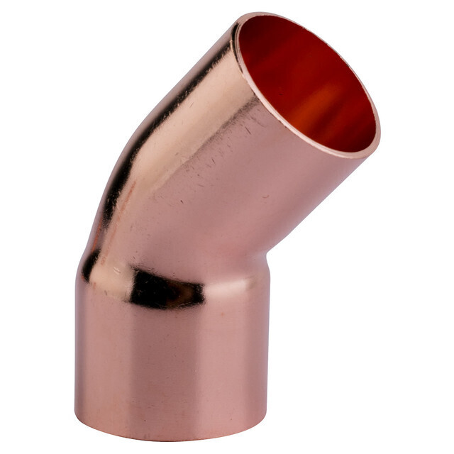 3/4&quot; Wrot Copper Street 45D Elbow - 7/8&quot; OD