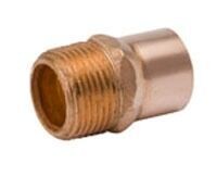 1/2" Wrot Copper Male Adapter