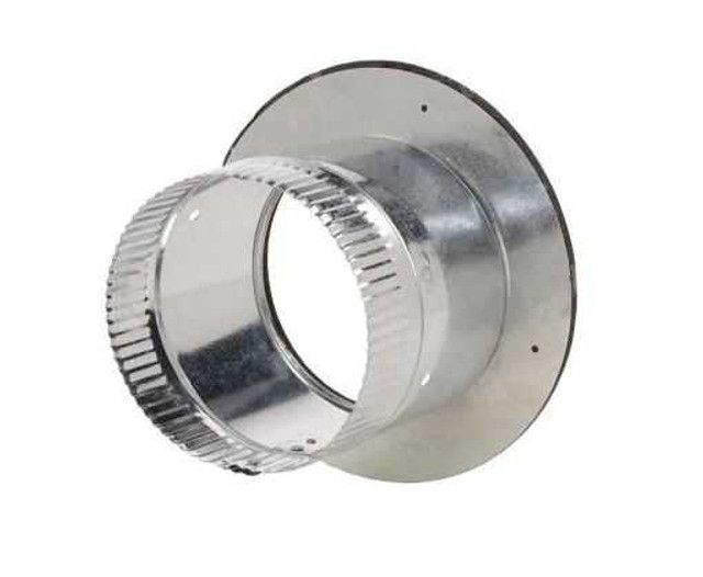 Start Collar, Size: 6&quot;, Type: Flat, Damper: No Damper