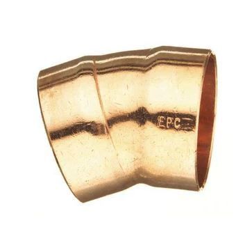 1-1/2&quot; Copper DWV 22-1/2D Elbow